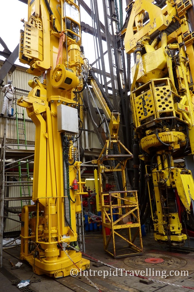 Drilling Equipment on an Offshore Jackup Drilling Rig ...